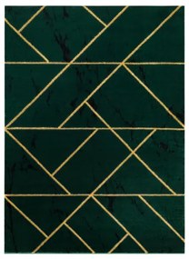 Koberec EMERALD exkluzívny 1012 glamour, geometrický, mramor zeleno/ zlatý