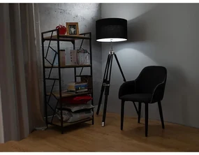 Regál Tablo II, dub / tmavo hnedá