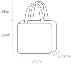 Termotaška WOW! 6,5 L čierna
