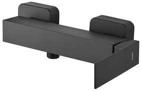 Matne čierna nástenná sprchová batéria (1 výstup) Latus – Sapho