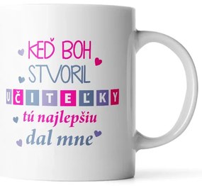 Sablio Hrnček Keď Boh stvoril učiteľky - 330 ml - standard