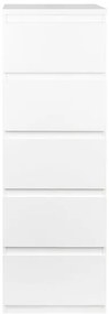 Livarno home Komoda Genf s 5 zásuvkami, biela  (850000442)