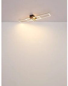 Globo 67208-40N - LED Stropné svietidlo DAKARI LED/40W/230V 3000K 25x100 cm čierna