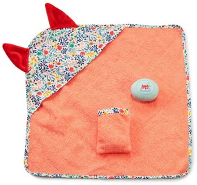 Lilliputiens - kúpací komplet s kvetinovou potlačou