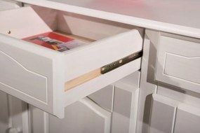 Komoda In-Livio, bielená borovica