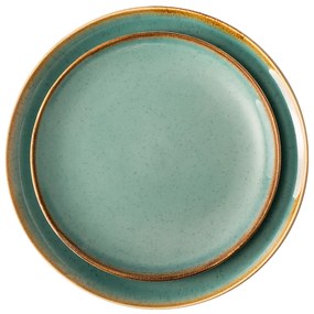 Tanier plytký Sand tyrkysový 23 cm – Gaya - 451959