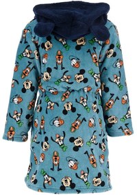 Detský coral fleece župan s kapucňou Disney, EU 104 Modrá