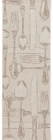 Koberec Cottage Cutlery beige 60x180cm