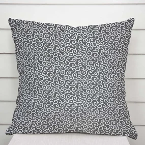 Biante Bavlnená obliečka na vankúš Sandra SA-258 Ornamenty na tmavo sivom 35 x 45 cm