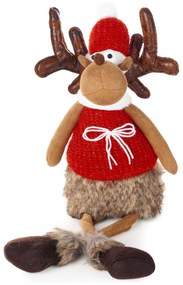 VIANOČNÁ FIGÚRKA REINDEER 59 CM VIACFAREBNÁ