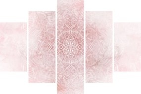 Obraz - Ružová mandala (150x105 cm)