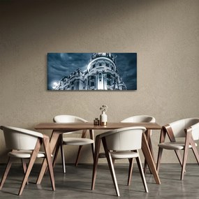 Obraz architektúry v tme (120x50 cm)