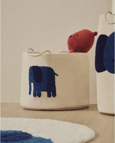 Slonovinový látkový detský kôš na hračky ø 45x30 cm Tandani – Kave Home