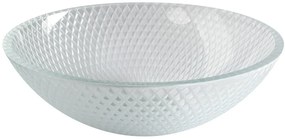 Sapho Sapho, PUKETA sklenené gravírované umývadlo, priemer 42 cm, čirá, TY165