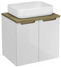 Kúpeľňová skrinka pod umývadlo Naturel Stilla 60x60x45 cm biela STILLAD06033DBK, 1 ks