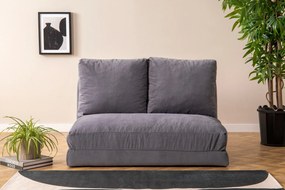 Pohovka futon Tilda (Sivá). Akcia -20%. Vlastná spoľahlivá doprava až k Vám domov. 1072567