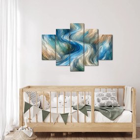 Obraz - Abstraktný prúd (150x105 cm)