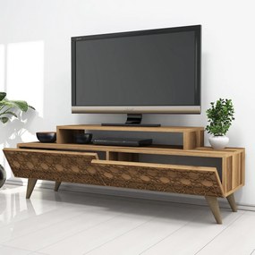 TV stolík City Walnut