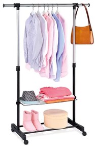 Autronic BONTEC Stojan na šaty, kov, čierna, ABD-1216 BK Farba: Čierna