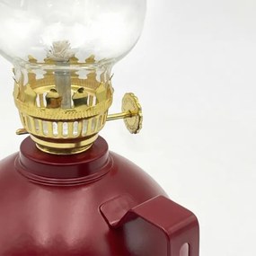 Brilagi - Petrolejová lampa MERLIN červená