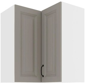 Skrinka do kuchyne STILO CLAYGREY/biely 60X60 GN-72 2F (90°)