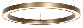 Bronzové závesné svietidlo 40 cm vrátane LED 3-stupňové stmievateľné - Girello