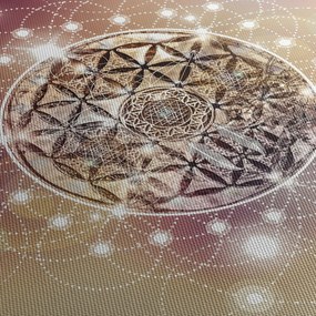 Obraz - Mandala s elementmi (150x105 cm)