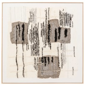 Cucito obraz sivý 120x120 cm