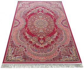 Exkluzívny červený koberec s krásnym vzorom Šírka: 150 cm | Dĺžka: 230 cm