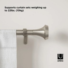 Oceľová roztiahnuteľná garniža 91 - 183 cm Ella - Umbra