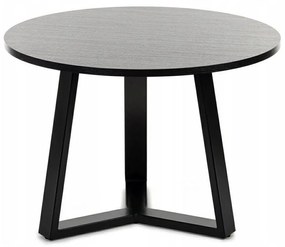HowHomely Konferenčný stolík TRILEG 48x70 cm čierna DD0165