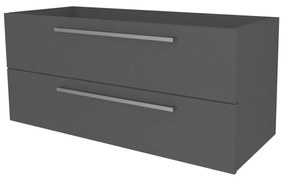 Mereo Bino, kúpeľňová skrinka 121 cm, Multidecor, Šedá diamant, MER-CN693SSEDD