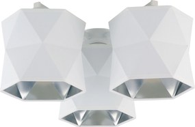 TK-LIGHTING Moderné stropné osvetlenie SIRO WHITE, 3xE27, 60W, biele