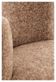 Tmavohnedé kreslo Kamova – Light &amp; Living