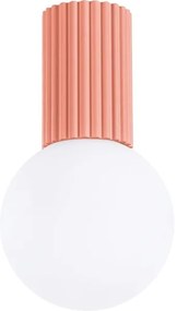 Sollux SL.1753 - Kúpeľňové stropné svietidlo HALO 1xG9/8W/230V IP44 ružová