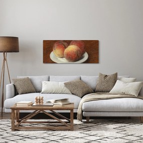 Obraz - Henri Fantin-Latour, Three Peaches on a Plate, reprodukcia (120x50 cm)