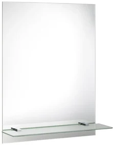 Aqualine Aqualine, Zrkadlo 60x80cm, vrátane závesov a otvorov pre polici, 22430