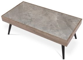 Autronic BONTEC Konferenčný stolík 120x60cm, spekaná keramika, mramor, AHG-281 GREY Farba: Šedá