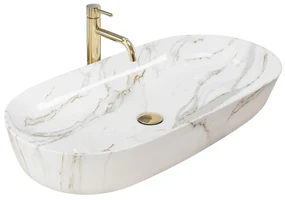 Rea Cleo umývadlo, 81 x 41 cm, imitácia kameňa Aiax, REA-U8404