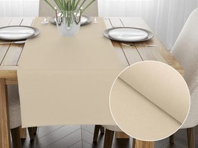 Biante Dekoračný behúň na stôl BKS-407 Krémovo béžový 20x120 cm