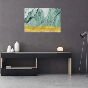 Obraz - Smaragdové hory N⁰1 (90x60 cm)