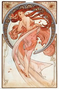 Plagát, Obraz - La Danse Lithographs Series, Alphonse Mucha