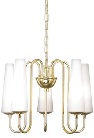 Zuma Line 1127 - Luster na reťazi MAGNUM 5xE14/40W/230V zlatá