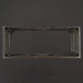 AMADEA Drevený obal s hrantíkom tmavý s vtáčikmi, 52x21,5x17cm, český výrobok