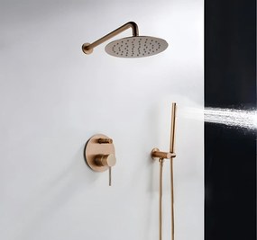 Rea Lungo, podomietková sprchová sada + BOX, medená lesklá, REA-P7999