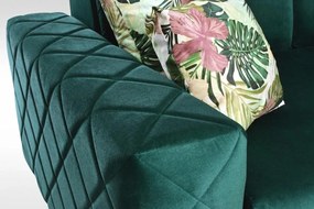 Sedacia súprava Borys mini, ľavá, zelená (terra 39 /pol. tropic)