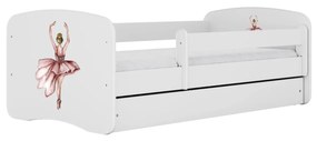 Dětská postel Babydreams tanečnice bílá