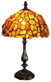 Jantar lampa Tiffany 33*20Ø AMBER