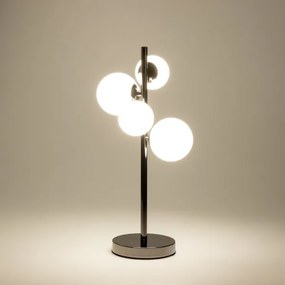 Brilagi - LED Stolná lampa MILLA 4xG9/3W/230V lesklý chróm/biela