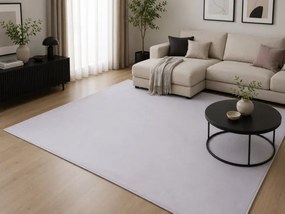 Protišmykový koberec PLUSH krémový